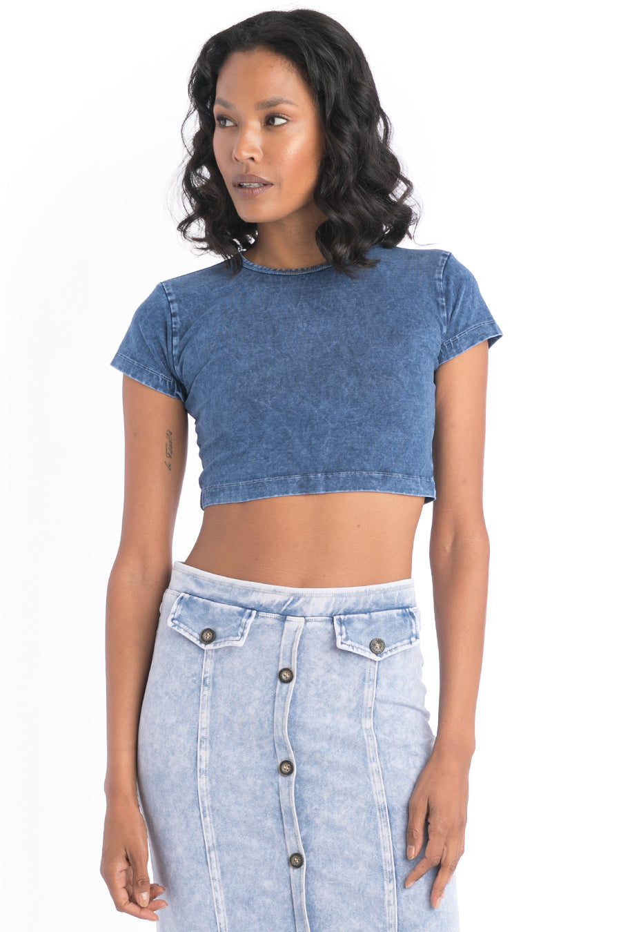 Workout Fitted Crop T | Hard Tail Forever