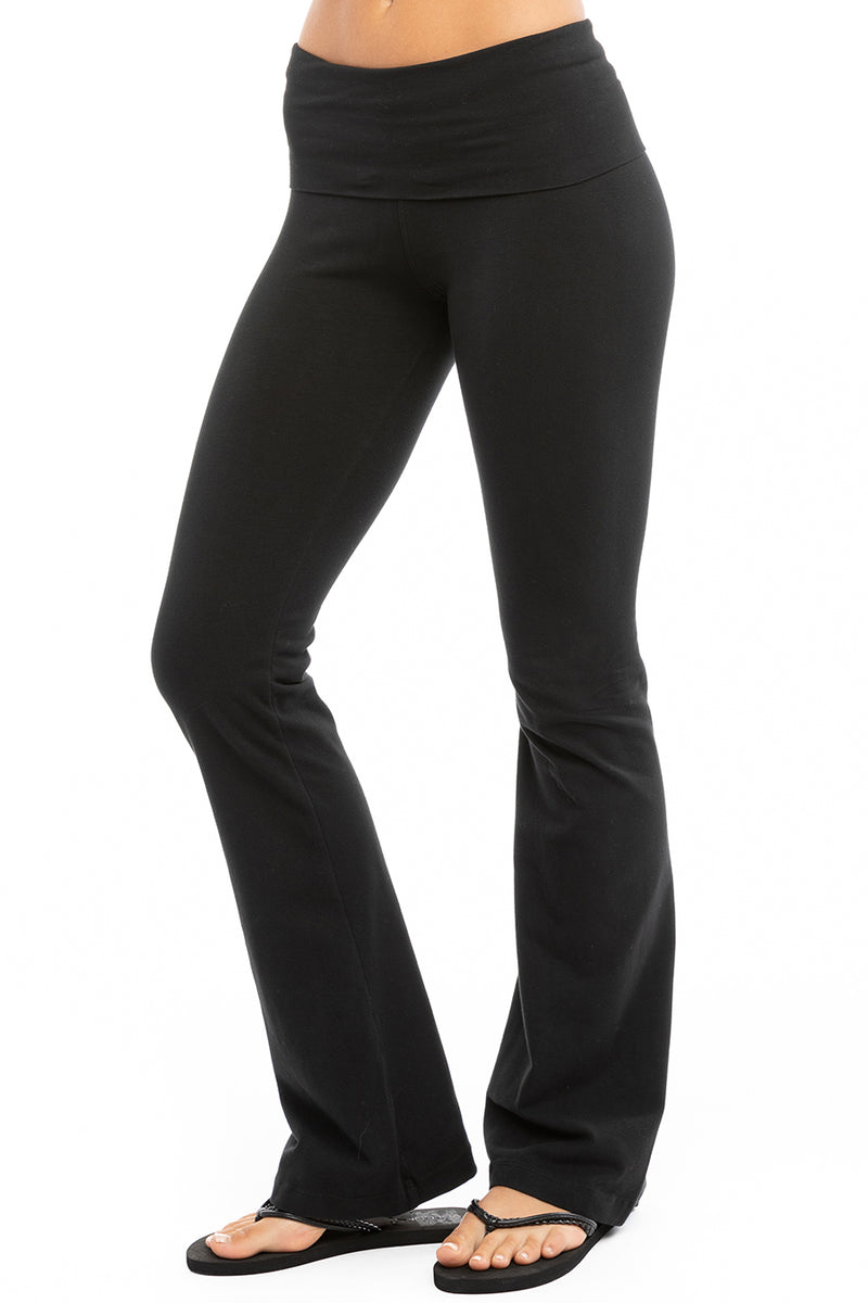 Lipsy Black High Waisted Contour Bootleg Flared Trousers