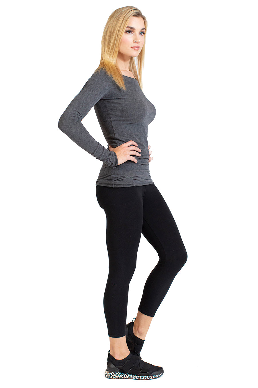 Dark Charcoal Heather Gray