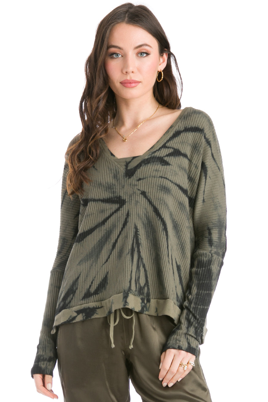 Olive Spiral Black