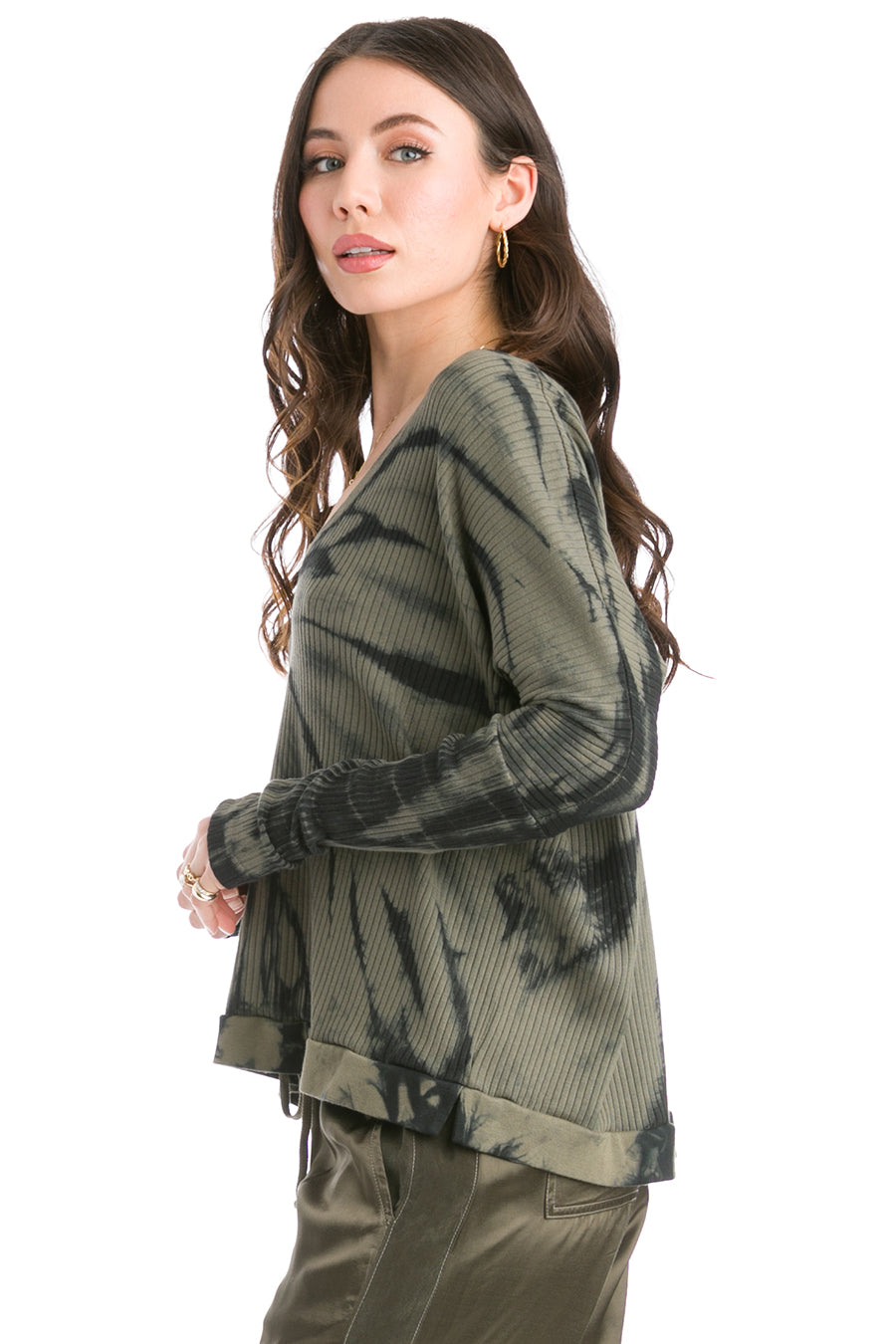 Olive Spiral Black