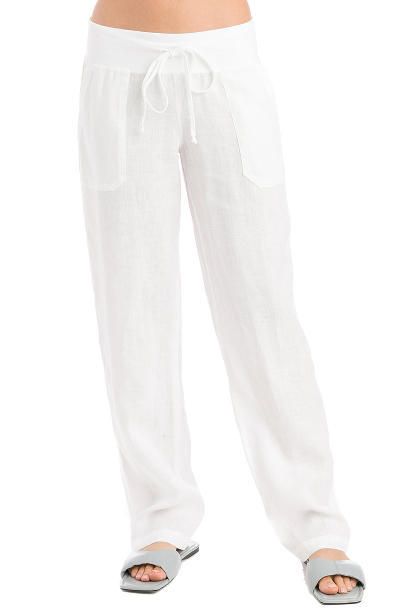 Straight Up Linen Pant | Hard Tail Forever