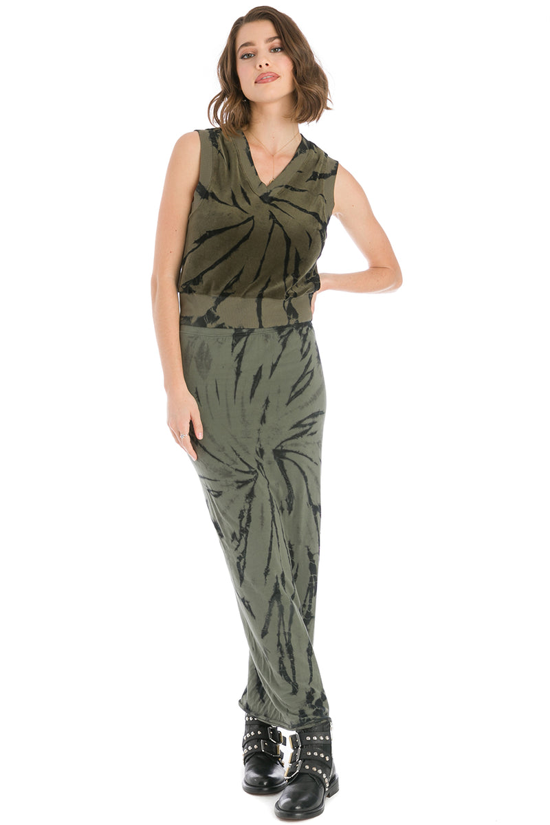 Olive Spiral Black