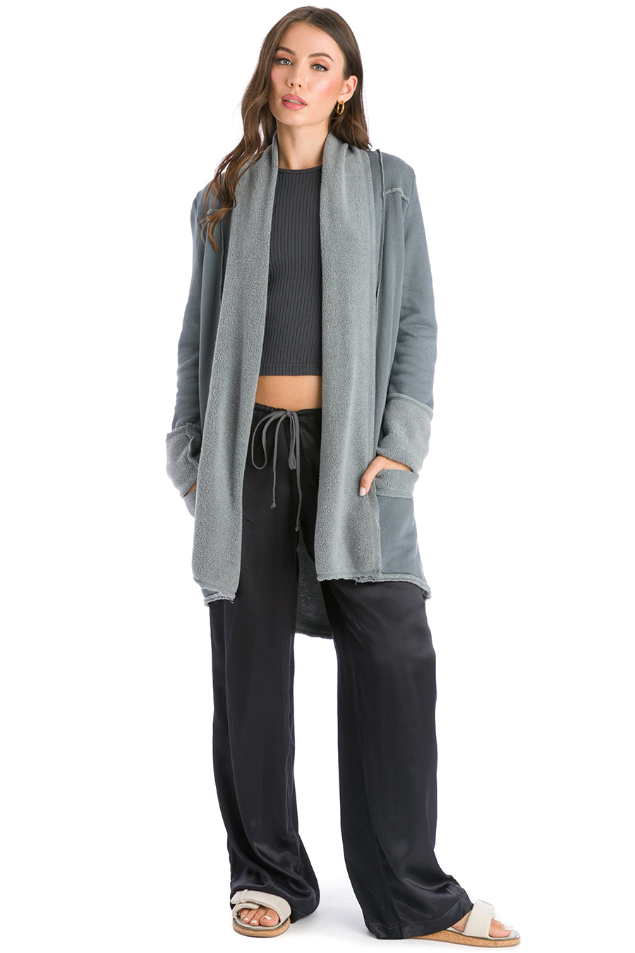 THETOE】WESTMINSTER SHAGGY CARDIGAN