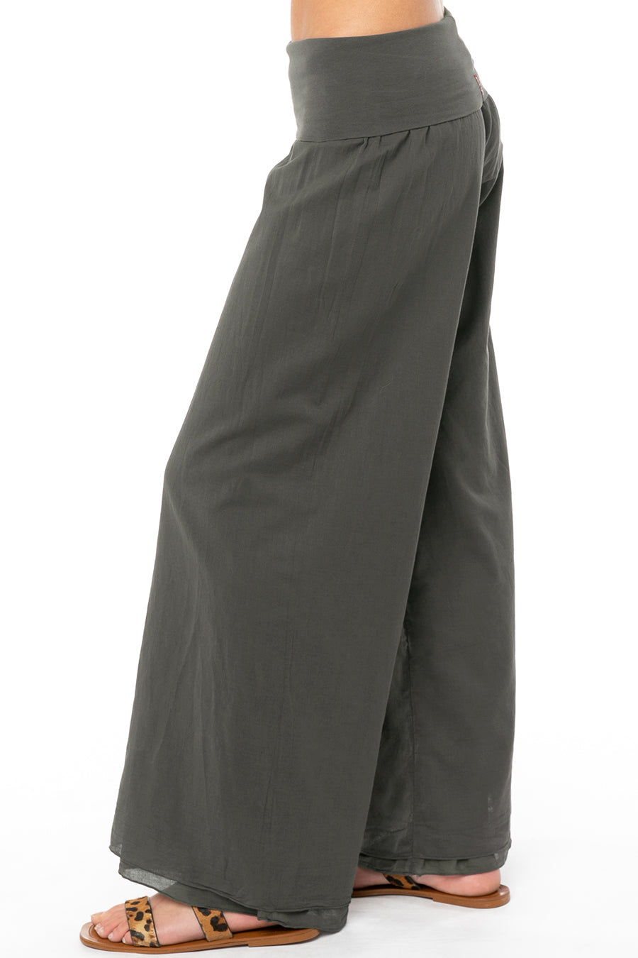 Rolldown Double Layer Voile Pant | Hard Tail Forever