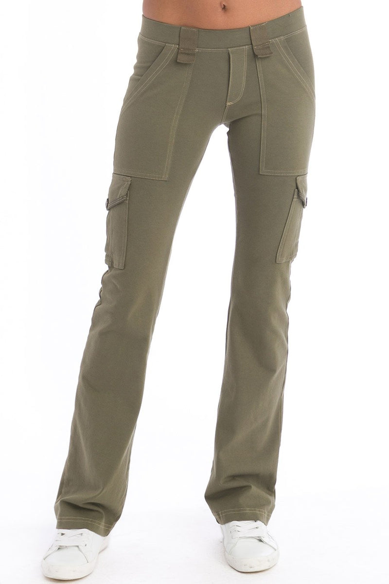 6 Pocket Cargo Bootleg Flare Pant | Hard Tail Forever