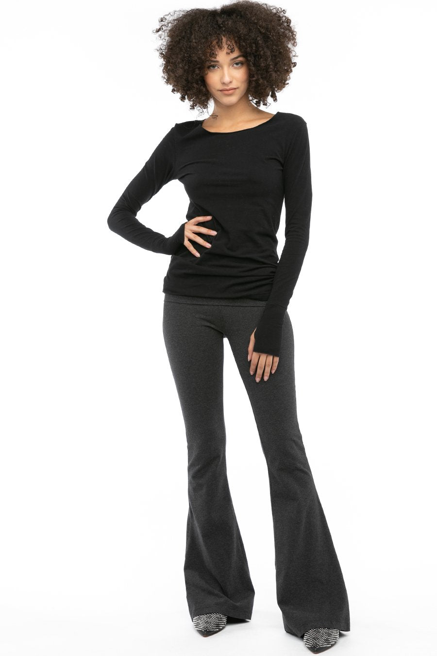 Dark Charcoal Heather Gray